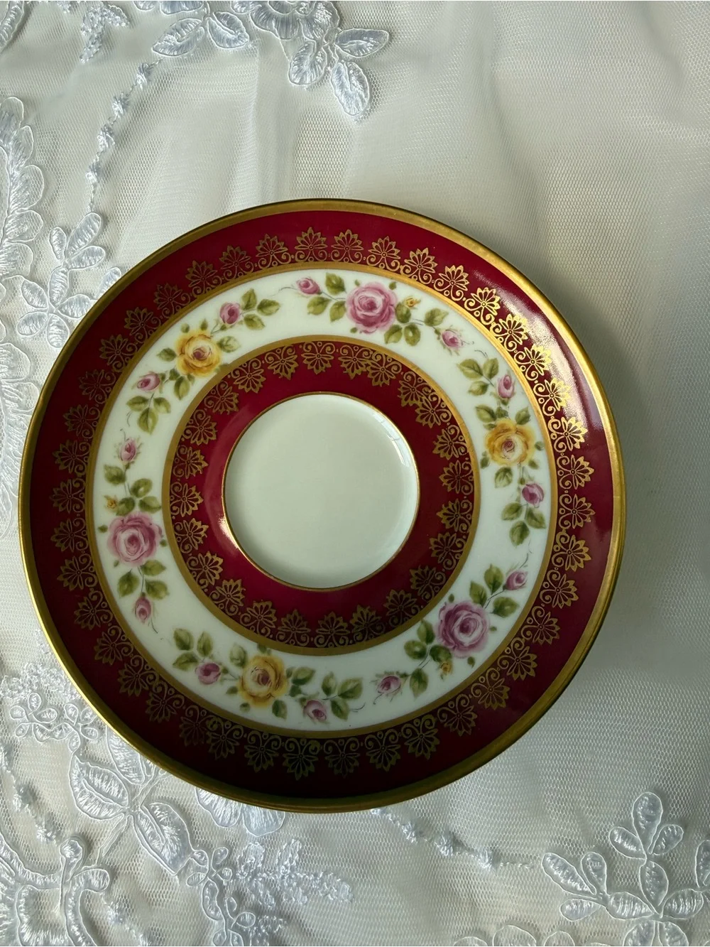 Vintage Rudolph Wachter Bavarian Teacup & Saucer Set